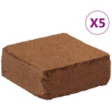 vidaXL Blokovi od kokosovih vlakana 5 kom 5 kg svaki 25 kg ukupno Cene
