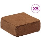 vidaXL Kocke iz kokosovih vlaken 5 kosov po 5 kg (25 kg) Cene