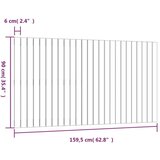  Zidno uzglavlje 159 5x3x90 cm od masivne borovine | shoptok.hr
