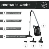  Usisavač Hoover HE120PET 011 Crna Siva 700 W | shoptok.hr