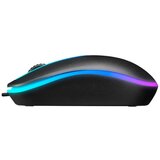 Everest SM-166 USB sa LED OSvjetljenjem crni opticki mis | Eponuda.ba
