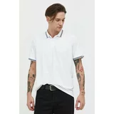 Abercrombie & Fitch Polo majica za muškarce, boja: bijela, glatki model