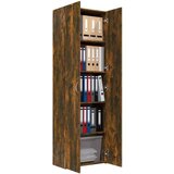  Uredski ormarić boja hrasta 60x32x190 cm od konstruiranog drva | shoptok.hr