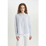 Defacto Oversize Fit Shirt Collar Oxford Long Sleeve Shirt Cene
