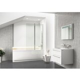Ravak 7QRA0C00Z1 Chrome 150 x 100 zložljiva steklena stena za kad desna izvedba | Shoptok.si
