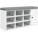  Klupa za cipele bijela 102 x 32 x 50 cm od konstruiranog drva | shoptok.hr