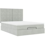  Otomanski krevet s madracima i LED 140x190 cm baršunasti | shoptok.hr