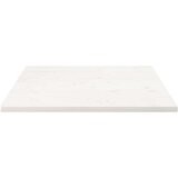 Ploča za stol bijela 80x80x2,5 cm masivna borovina četvrtasta | shoptok.hr