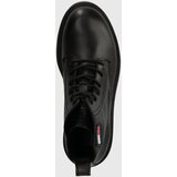 Tommy Jeans Kožne cipele TJM RUBERIZED LACE UP BOOT za muškarce, boja: crna, EM0EM01276 | shoptok.hr