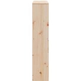 vidaXL Vzglavje s predelki 90 cm trdna borovina | Shoptok.si