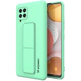 Wozinsky Kickstand Case fleksibilna silikonska maska sa postoljem Samsung Galaxy A42 5G mint | shoptok.hr