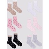 Yoclub Kids's Girls' Socks 6-Pack SKA-0129G-AA00 Cene