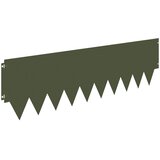  Ograda oko Travnjaka 10 kom. 103 x 30 cm Čelik Maslinastozelena | Shoptok.si