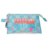 Movom FREEDOM prazna pernica sa 3 pregrade - tirkizna Cene
