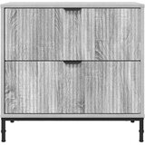 vidaXL Noćni ormarić s ladicama Sivi hrast sonoma 63.5 x 36 x 61 cm | shoptok.hr