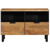 TV ormarić 70x33x46 cm Masivno drvo akacije - Prirodna 1 Drvo bagrema | shoptok.hr