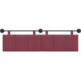  Držeće uzglavlje Zidne Vinova crvena 170 x 55 x 5 cm tkanina - boja crnog vina 160 cm bez LED | shoptok.hr