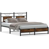 Maison Chic Posteljni okvir - Dvoposteljna postelja - Zakonska postelja brez vzmetnice hrast 140x190 cm inženirski les-J11978, (21768261) | Shoptok.si