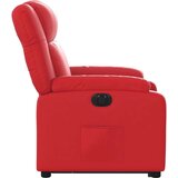  Električni naslonjač na podizanje umjetna koža crveni | shoptok.hr