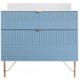 Pino Art Ormarić sa pravougaonim umivaonikom 90 Line Compact Plavi 1054PLA | ePonuda.com