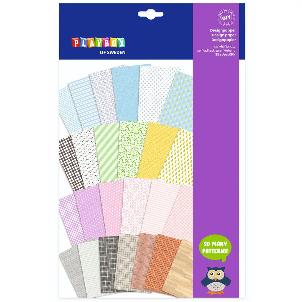 Playbox Uzorak dekorativni karton papir, 25 listova | shoptok.hr