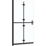 vidaXL Sklopiva pregrada za tuširanje prozirna ESG staklo 80 x 190 cm | shoptok.hr