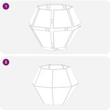  Sadilica Bijelo 75 x 75 x 60 cm Čelik | shoptok.hr