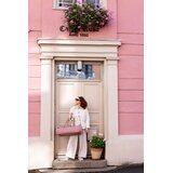 VOKSI prijenosni krevetić Carry Me Carry Me, mekana prijenosna košara Blush Pink Leaf pink leaf 11036251-BlushPink-Leaf | shoptok.hr