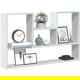 vidaXL Stenska polica bela 99x15x60 cm iverna plošča | Shoptok.si