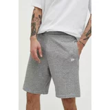 New Era Kratke hlače za muškarce, boja: siva, melanž