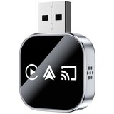 INF Brezžični adapter CarPlay/Android Auto/Mirror Link Box Q1AS Silver 3-v-1 za tuje sisteme, (5000161592) | Shoptok.si