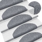  Prostirke za stepenice, samoljepljive, 10 kom, 65x21x4 cm, svijetlo sive, poluokrugle, velike | shoptok.hr