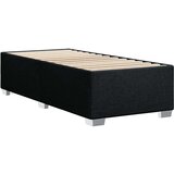 vidaXL Box spring postelja z vzmetnico črn 90x190 cm blago | Shoptok.si