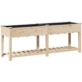  Vrtna saksija s policom Bež 203 x 53 x 76,5 cm Čvrsto drvo jele | Eponuda.ba