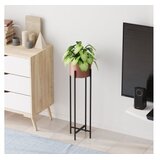 WALLXPERT Dekorativna saksija GED-025-B, 23x78x23 cm, Crno-terakota | Eponuda.ba