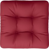  Jastuk za palete crvena boja vina 50 x 50 x 12 cm od tkanine | shoptok.hr