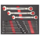  Milwaukee Set metričkih kombinovanih ključeva sa čegrtaljkom, 6 32 mm, Maxbite, 22 kom 4932493248 | ePonuda.com