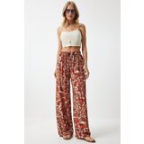  Women's Tile Patterned Loose Viscose Palazzo Trousers | shoptok.hr