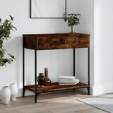 vidaXL Konzolni stol boja hrasta 75 x 34,5 x 75 cm konstruirano drvo Cijene