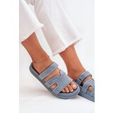 Boto Women's sandals with decoration on the platform blue Delyna | ePonuda.com