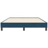 Box Spring krevet bez madraca tamnoplavi 140x210 cm samt | shoptok.hr