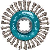 Makita tanjurasta četka od pletene čelične žice 115 mm X-LOCK D-73411 | shoptok.hr