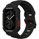 skinarma mecha 2V1 etui pašček za apple watch 45/44MM črno črn, (21969203)