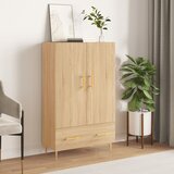 vidaXL Visoka omara sonoma hrast 69,5x31x115 cm inženirski les Cene