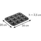 Tescoma Delicia kalup za 12 mini muffina, 26 x 20 cm | shoptok.hr