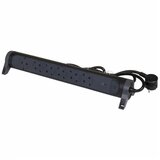 Legrand 694513 Power strip BLACK 6x2P + E with cable 1.5 meters with lightning protection Premium | ePonuda.com