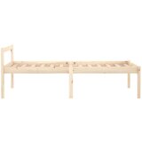  Postelja za starejše 90x200 cm trdna borovina, (20647570) | Shoptok.si