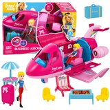  Foldable Plane For Dolls Travel Set Accessories Doll Pink 9 pcs. | Shoptok.si