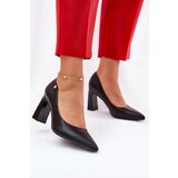 VINCEZA Elegant Heels On Block Heel | Shoptok.si