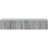 Stolna montirana na zid Siva sonoma 87,5 x 34,5 x 17 cm | shoptok.hr